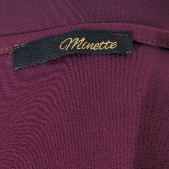 ⬇️Minette Burgundy Sleeveless Dress - Picture 5 of 6